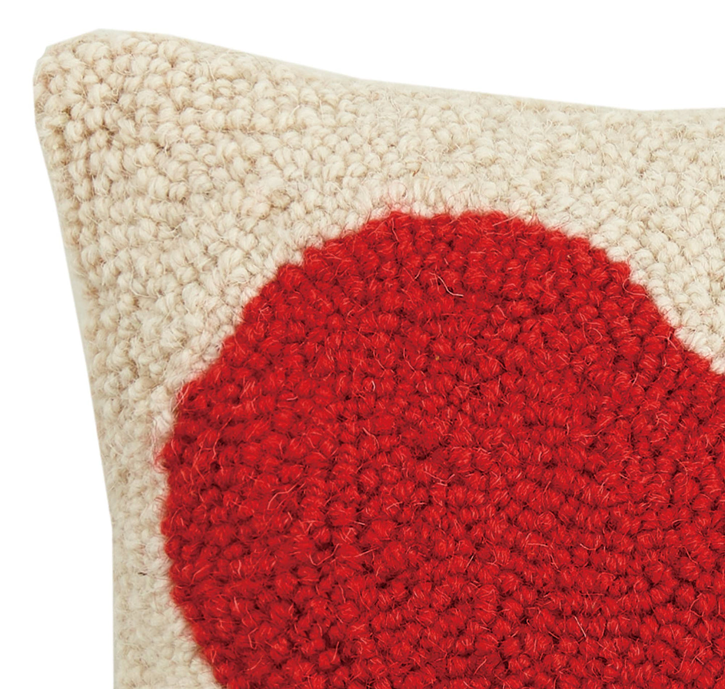 Red Heart Hook Pillow
