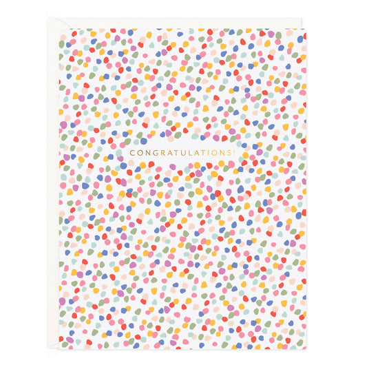 Dots Congrats Greeting Card