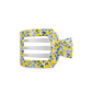 Flat Square Hair Clip | Medium | Limoncello