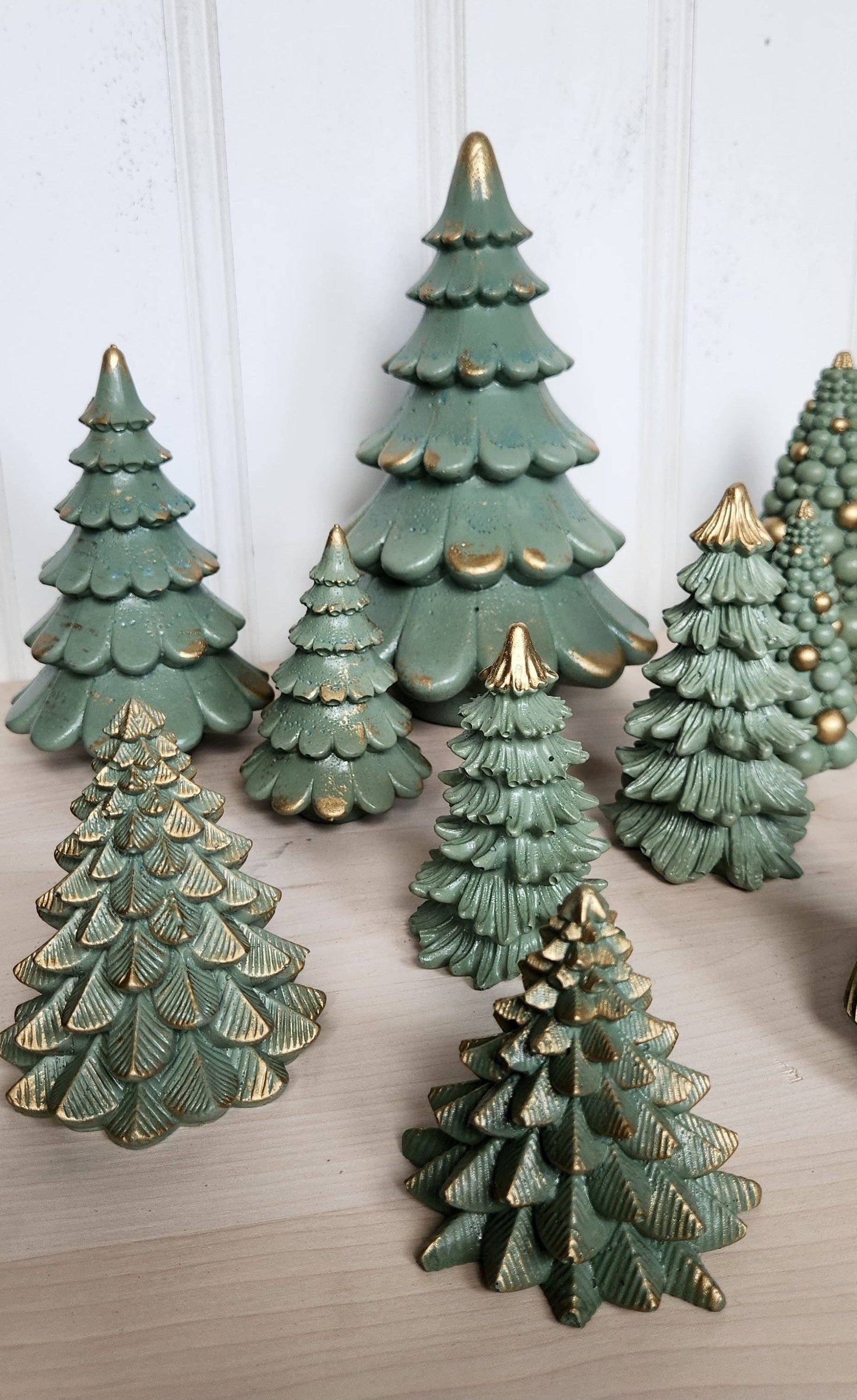 Concrete Christmas Trees - Spruce Small Twirly