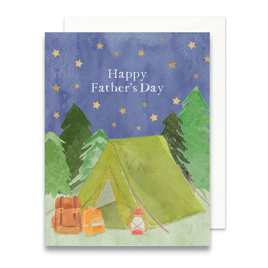Camping Father's Day Greeting Card