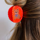 Teddy Bear Framed Eclectic Claw Clip