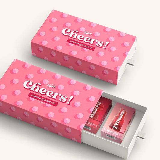 Cheers! Cocktail Flavored Gummy Gift Box