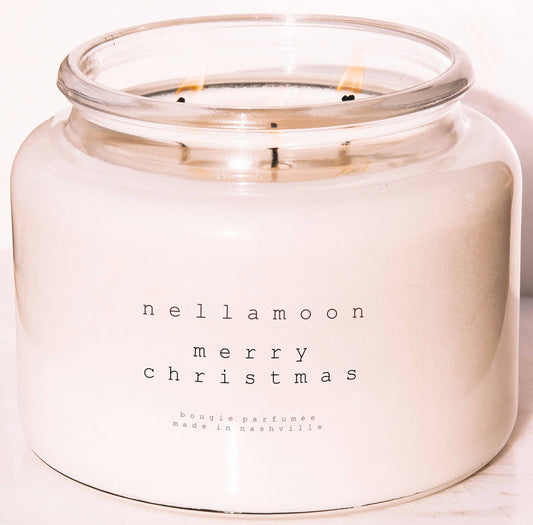 Nellamoon Merry Christmas Lumière Jar 48oz
