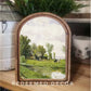 Arch Top Creekside Farmhouse Framed Art