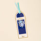 Acrylic Bookmark-Dainty Floral Navy