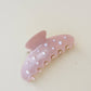 Spring Fling Pearl Claw Clip
