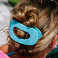 Teleties Flat Round Hair Clip Large Summer Sky