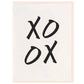 XOXO - Letterpress Valentine Greeting Card