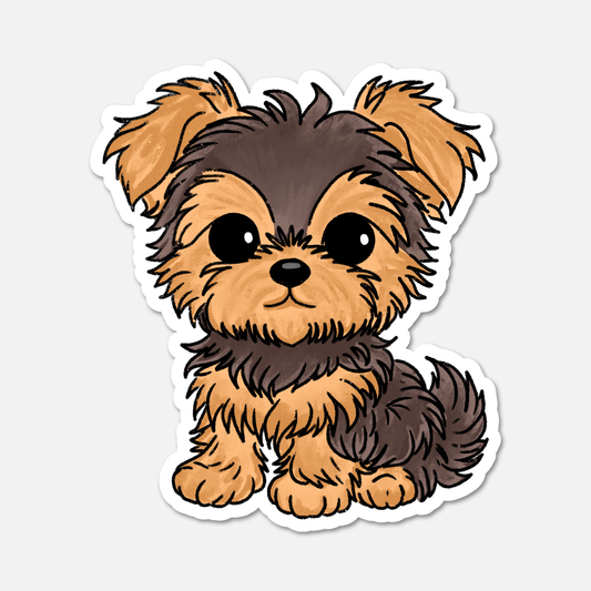 Minnie, The Yorkshire Terrier - Dog Sticker