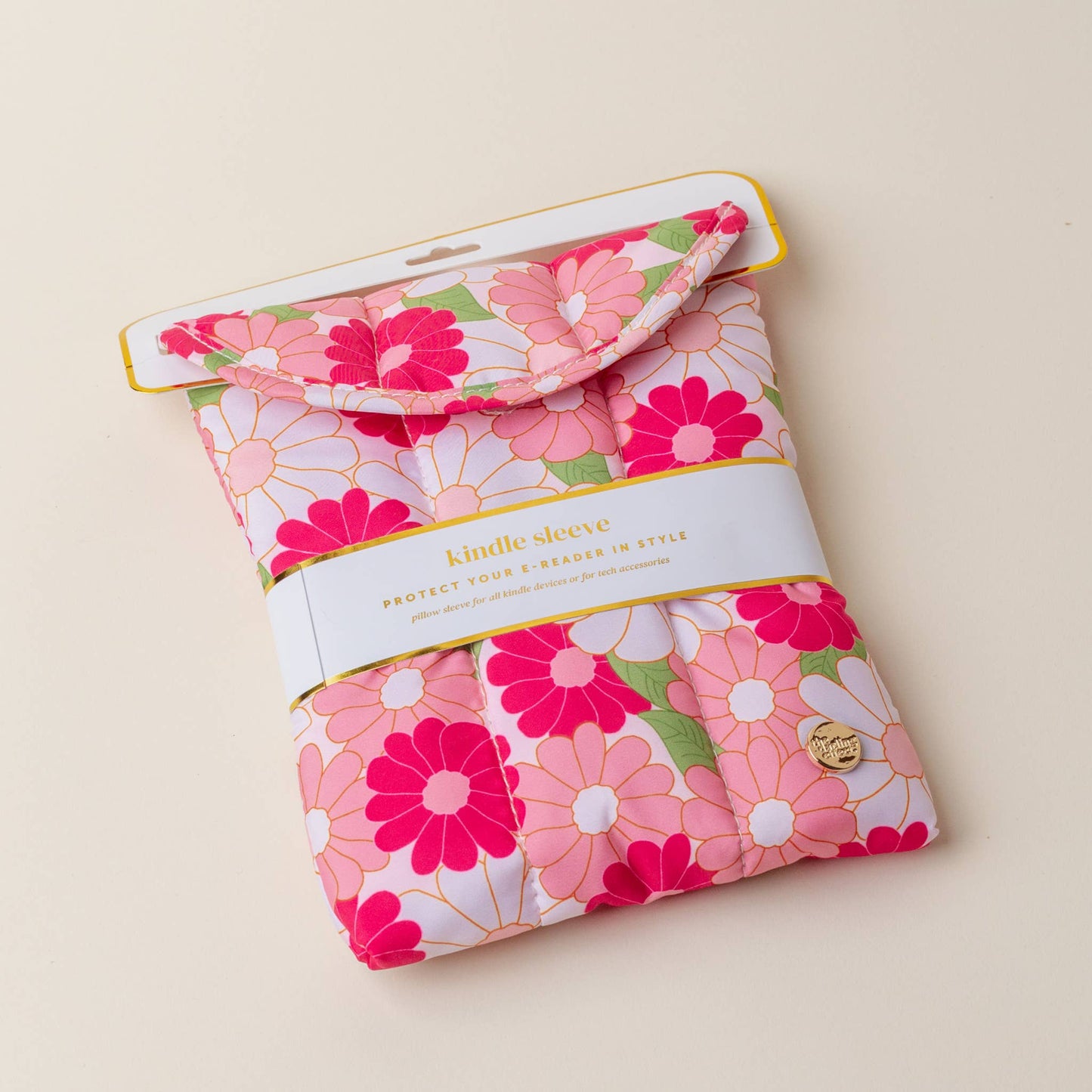 Kindle Sleeve-Daisy Craze Hot Pink