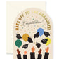 Hats Off Graduation Arch Greeting Card