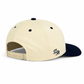 19th Hole Golf Snapback - Cream Black Embroidered