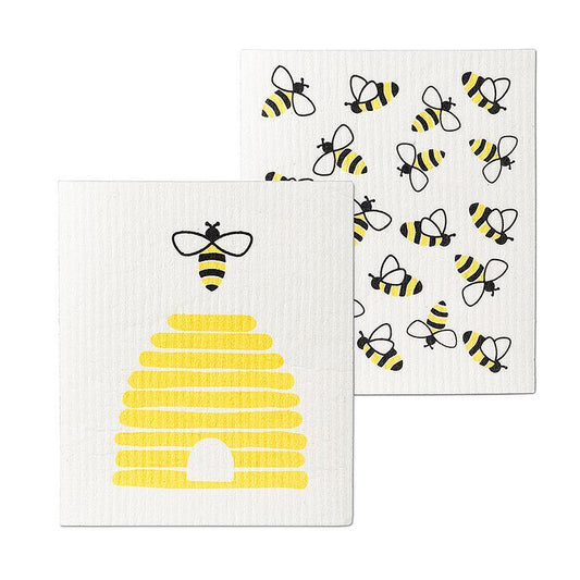 Bee & Beehive Dish Cloth