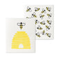 Bee & Honeycomb Set of 2 Dish Cloth
