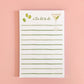 A Tini Bit To Do Notepad | Martini Notepad | 4"x6" Notepad