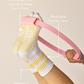 The Chunky Crew Grip Sock: Lemon
