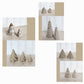 Concrete Christmas Trees - Beige Small Twirly