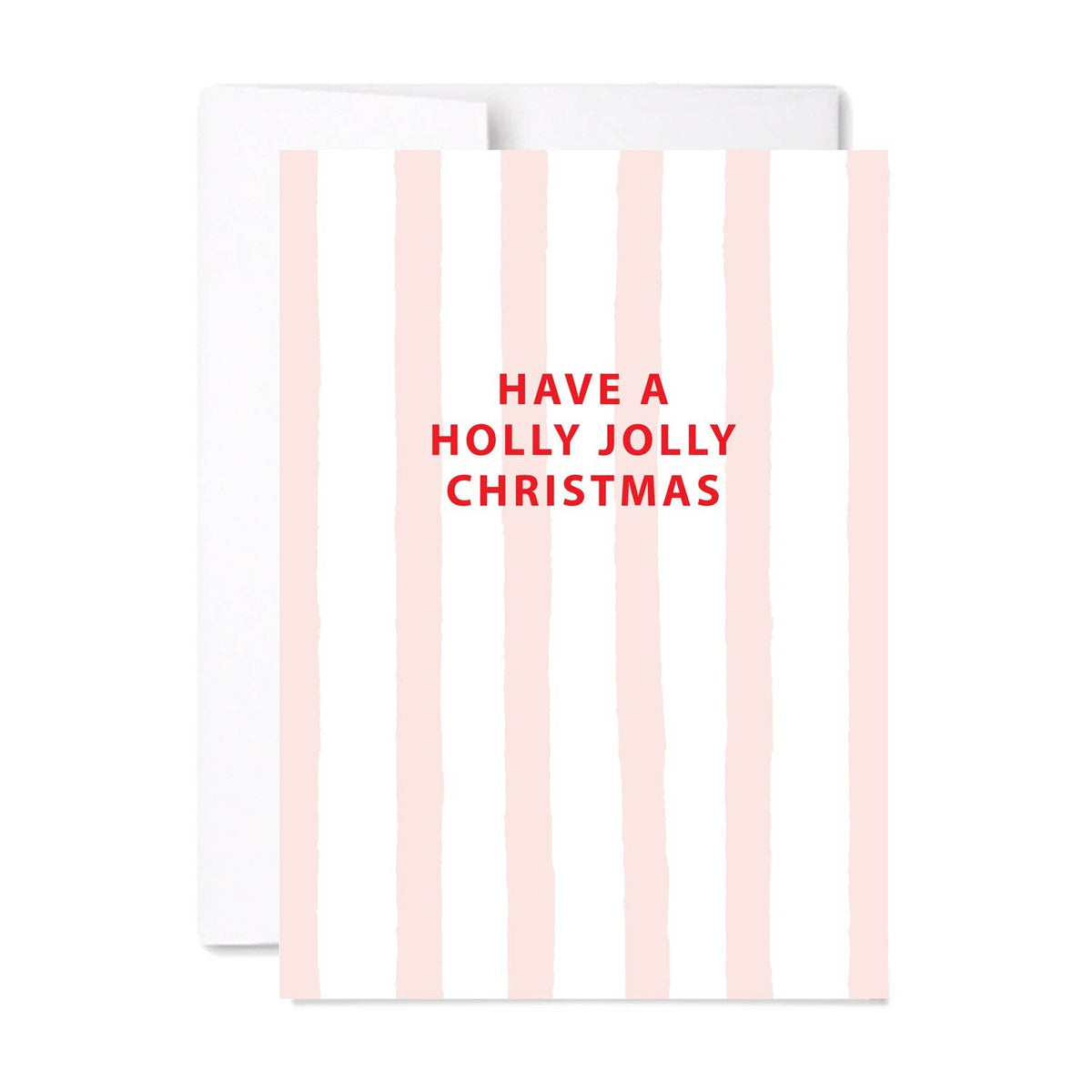 Holly Jolly Christmas Card: Single Card