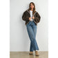 High Pile Fleece Puffer Jacket