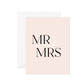 Mr. & Mrs. Greeting Card