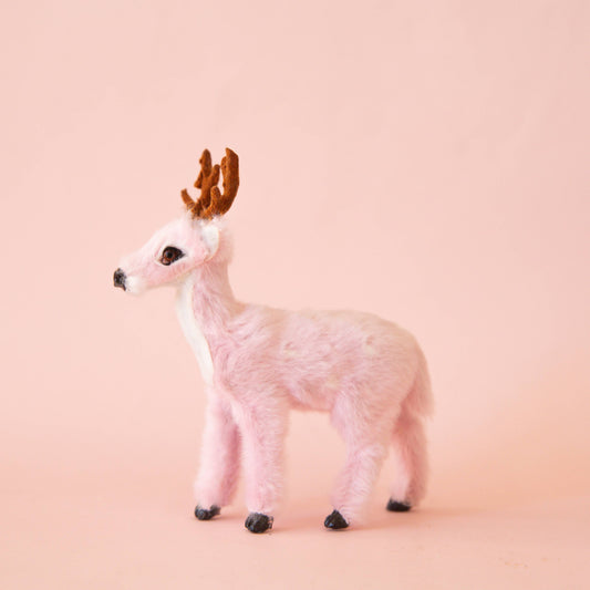 Holiday Reindeer Ornament | Pink: Buck