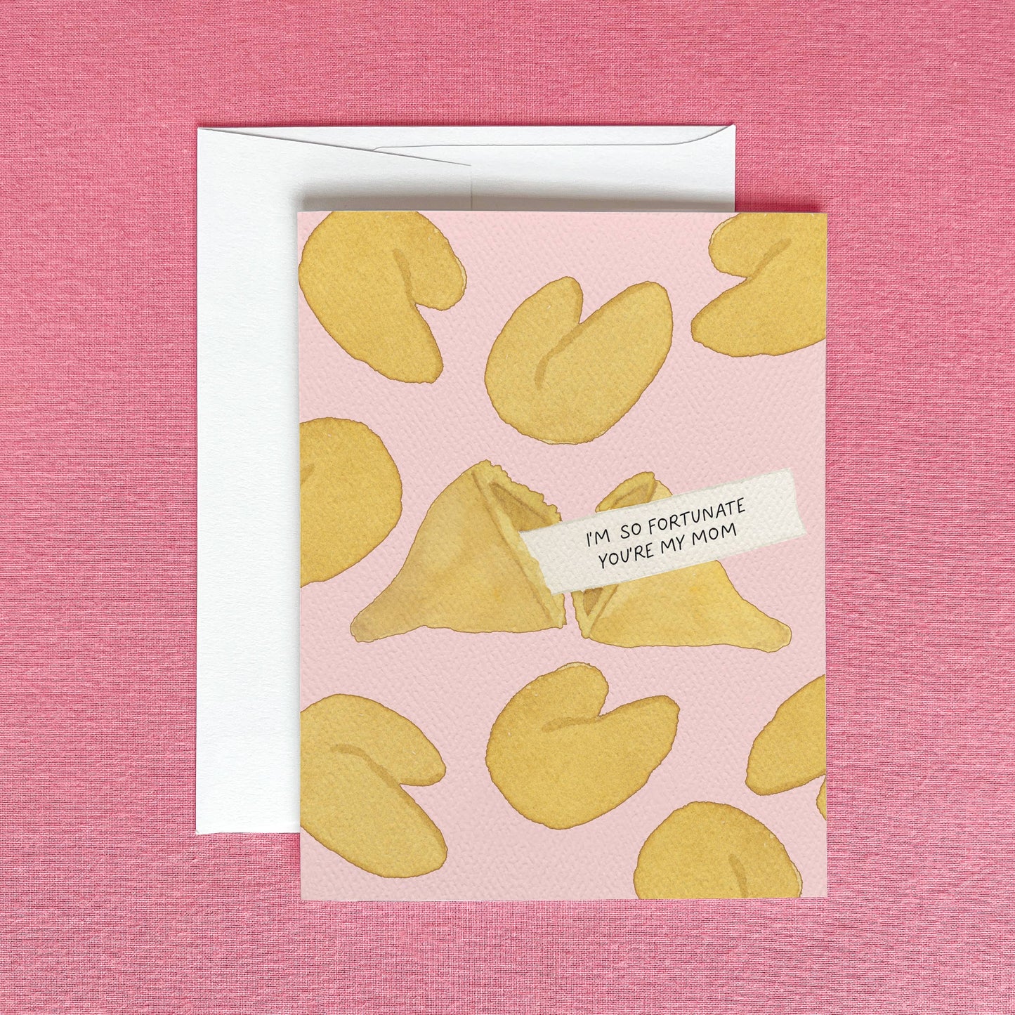 Fortunate You're My Mom Greeting Card | Mother's Day Card