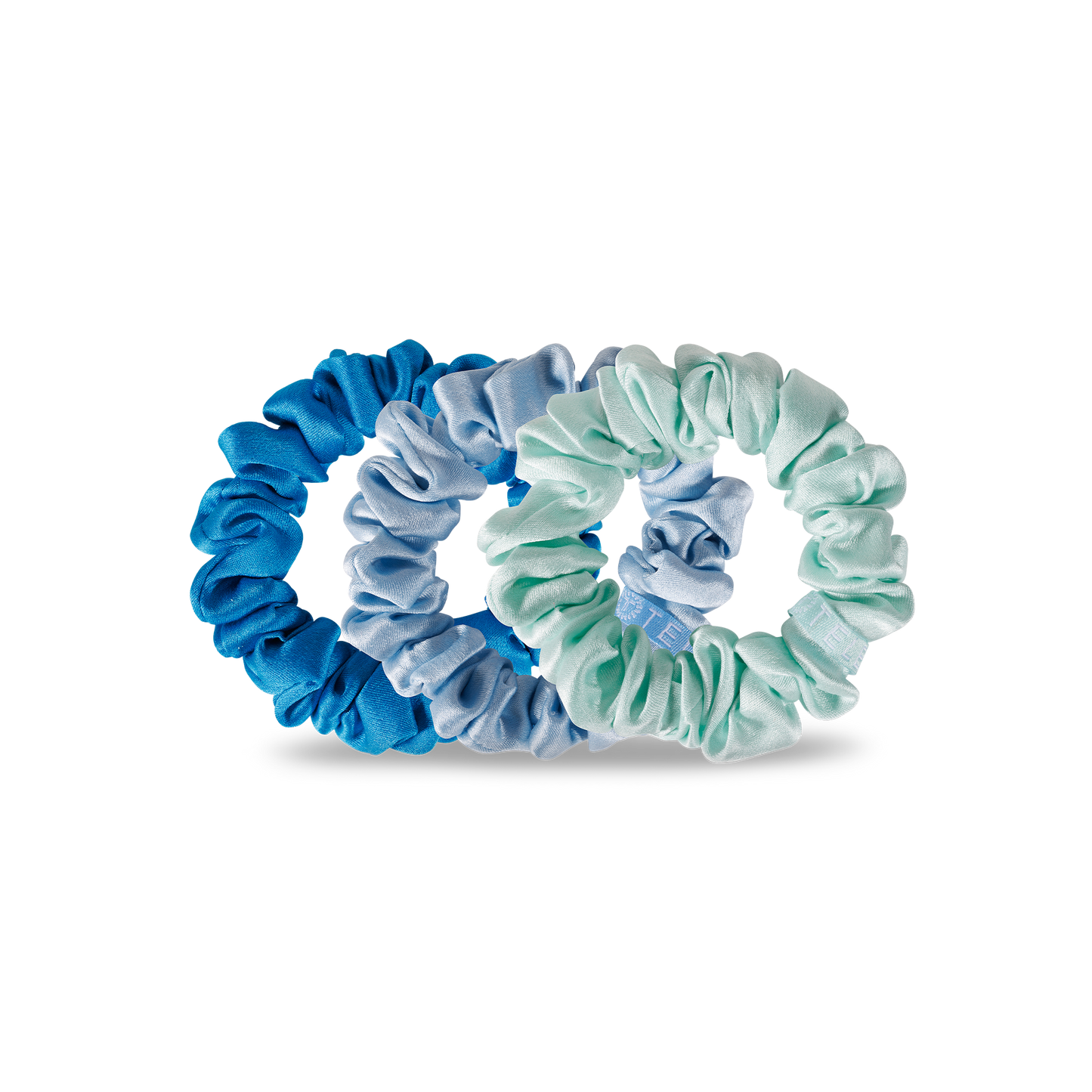 Teleties Silk Hair Scrunchie | Small | Blue My Mind