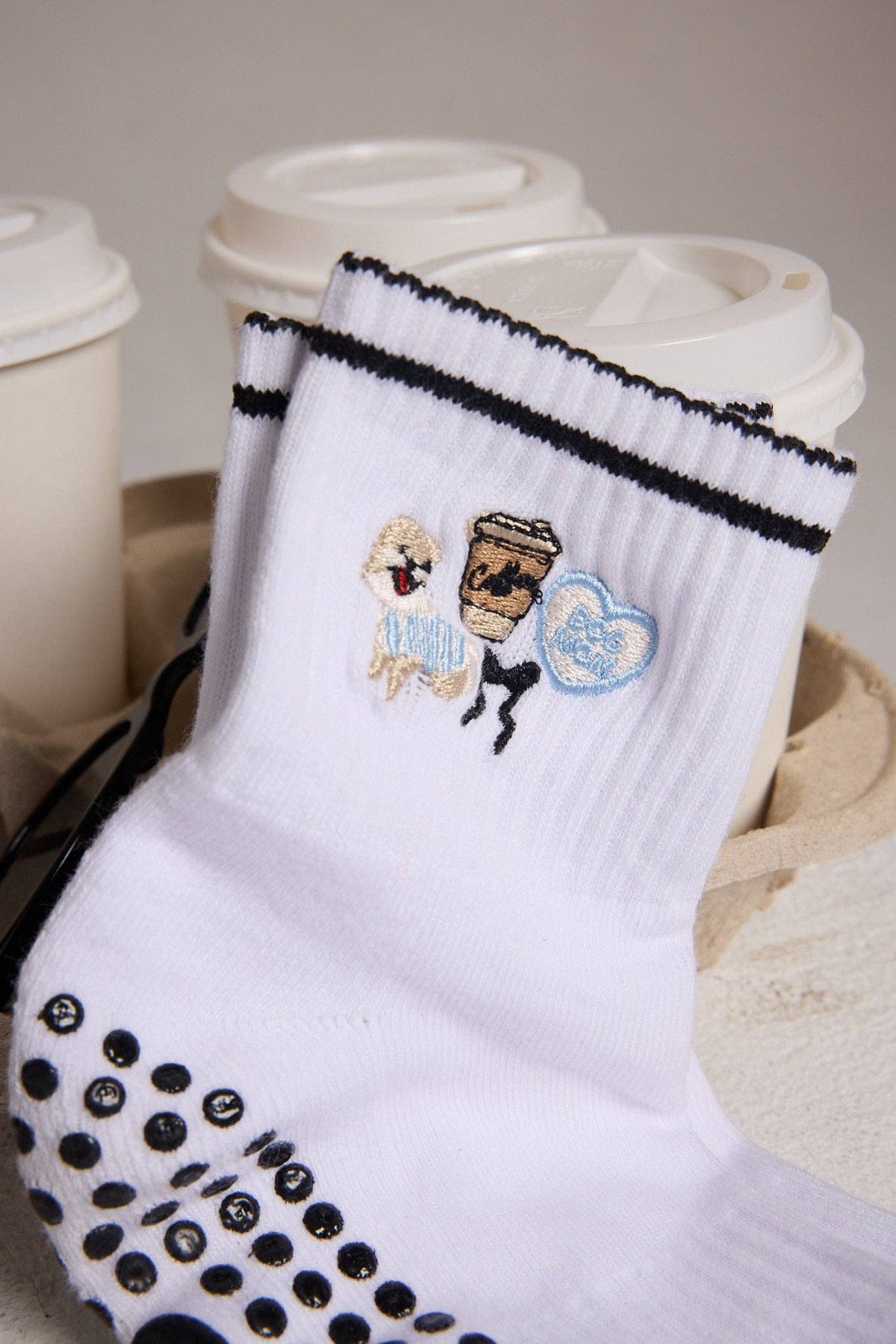 Souls. x Love Leo Dog Mom Grip Socks