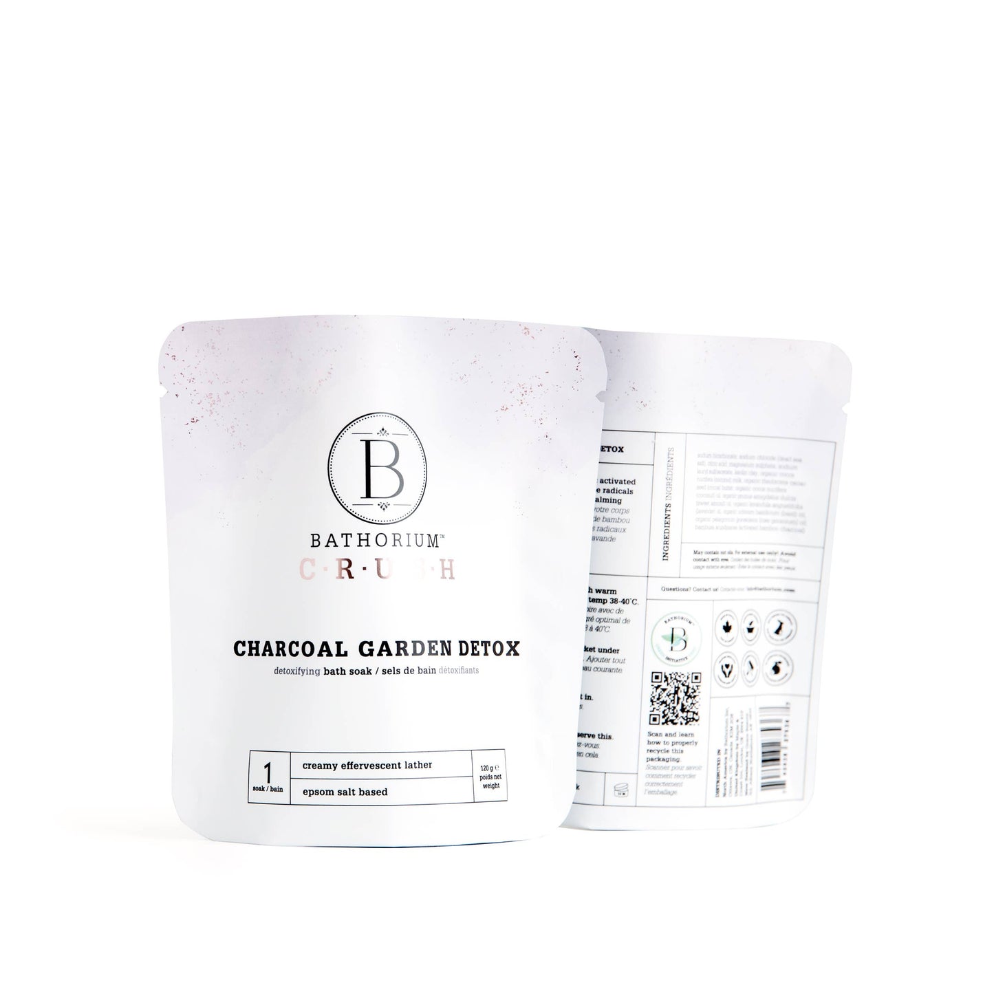 Charcoal Garden Detox Crush Bath Soak 120g: 120g