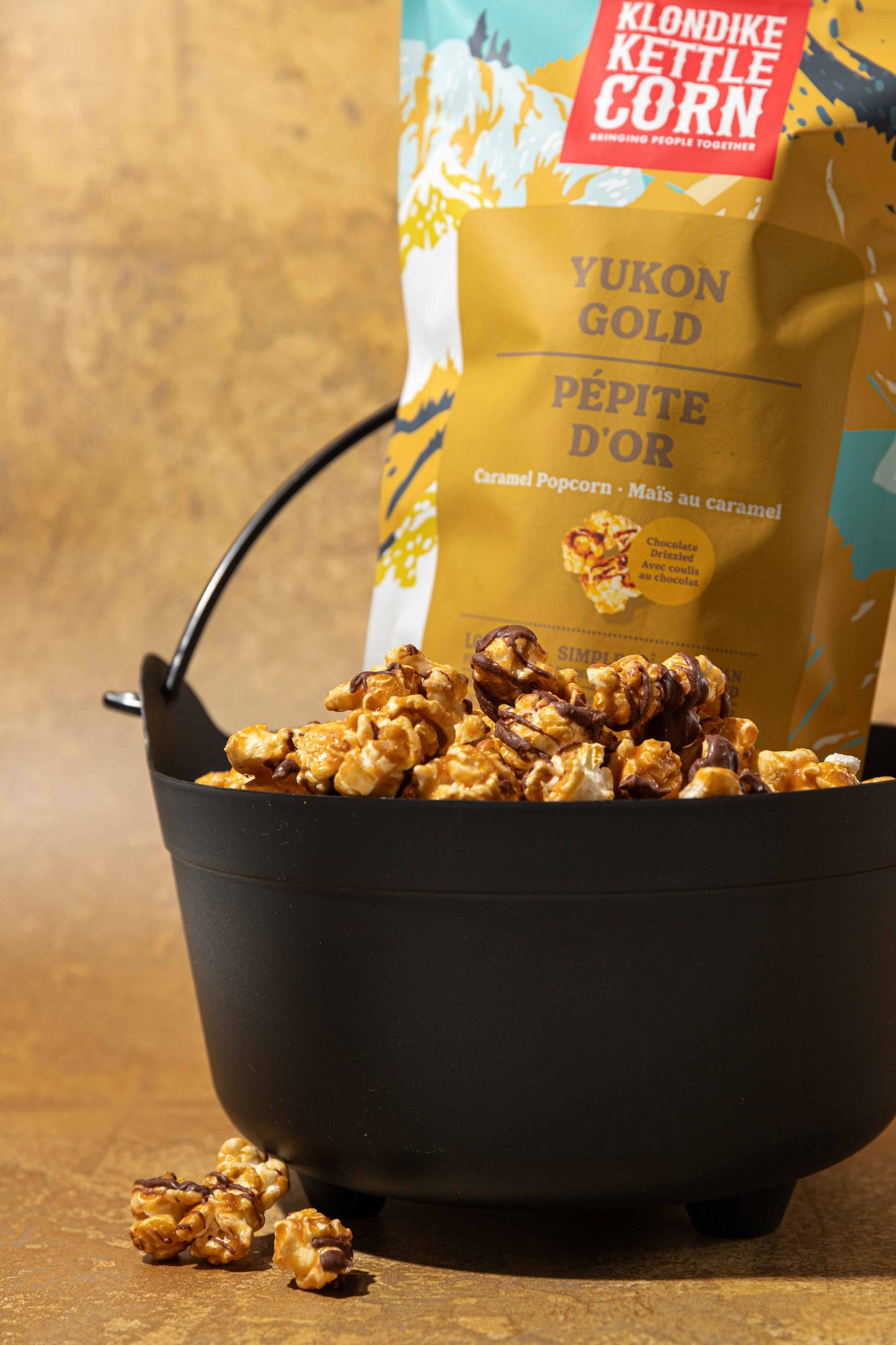 Yukon Gold Chocolate Drizzled Caramel Corn: Regular