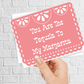 You are the Tequila to my Margarita Card