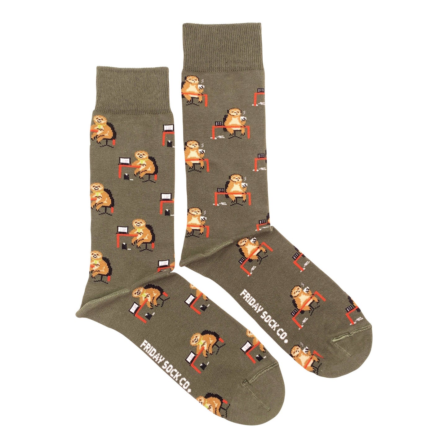 Friday Sock Co. Working Sloth Socks Men's Socks