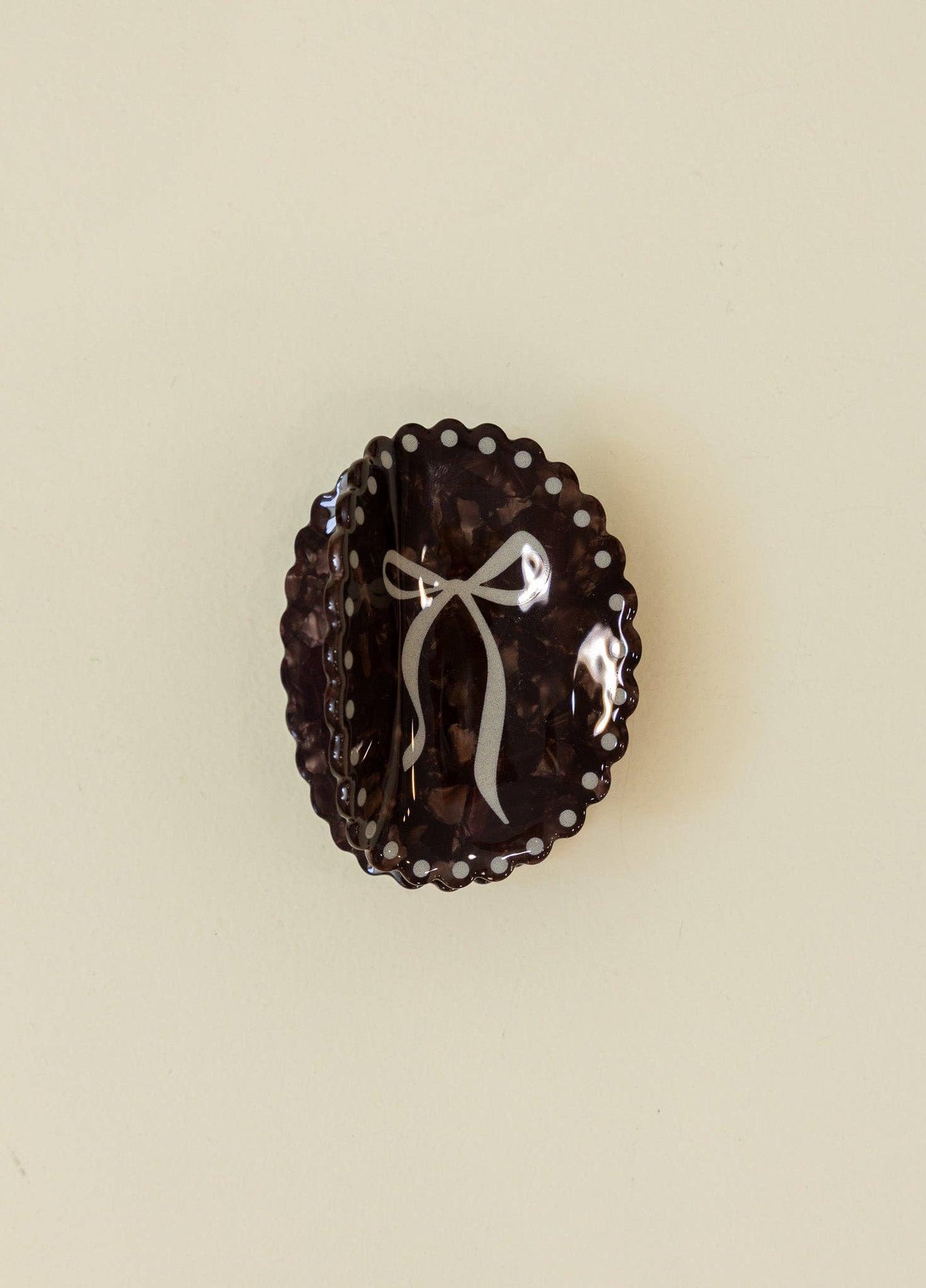 Bow Framed Eclectic Claw Clip
