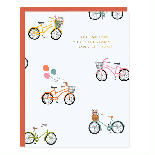 Bike Birthday Greeting Card