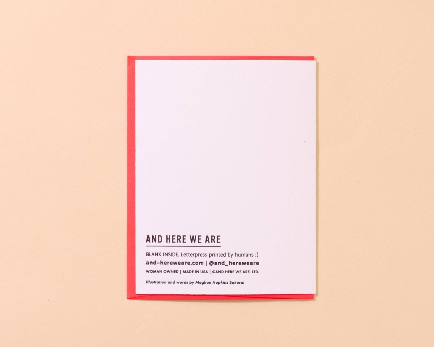 Affordable Ginger Bread House Letterpress Card