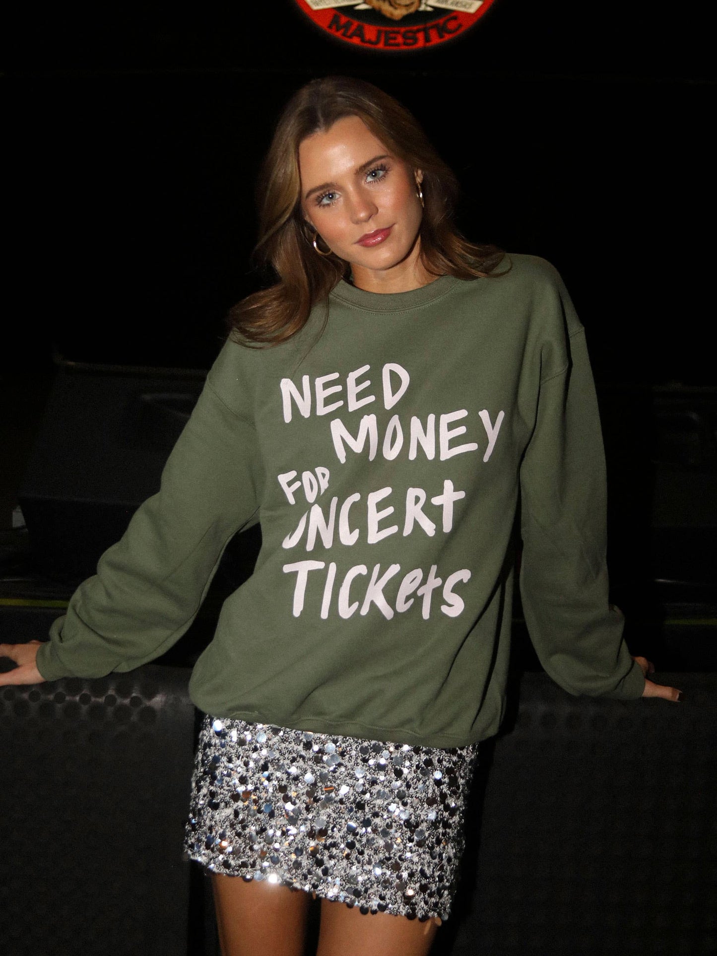 Friday +Saturday Concert Tickets Sweatshirt