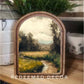 Arch Top Moody Dirt Road Framed Art: 6x8"