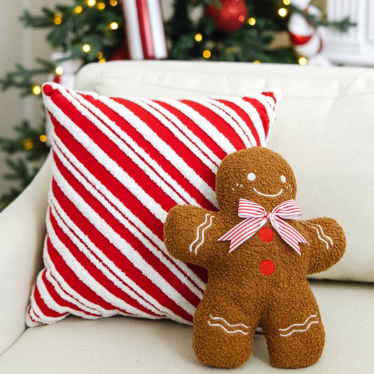 Plush Gingerbread Man Pillow