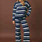 Long Sleeve Sweater Top and Pants Lounge Set