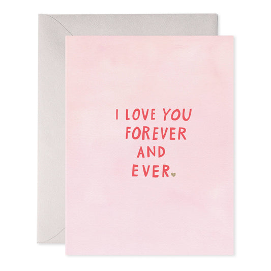 Pink Forever and Ever Greeting Card