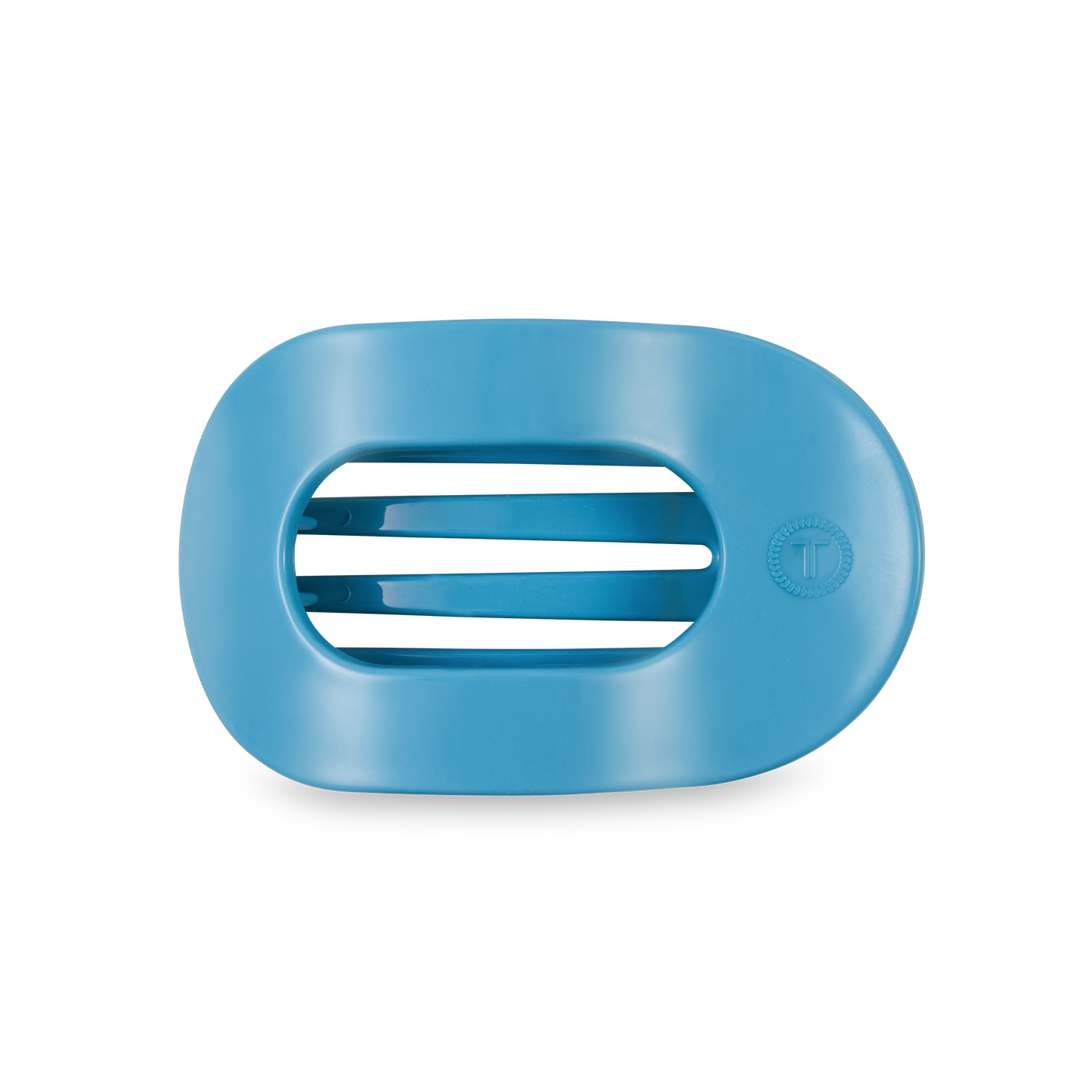 Teleties Flat Round Hair Clip Medium Summer Sky