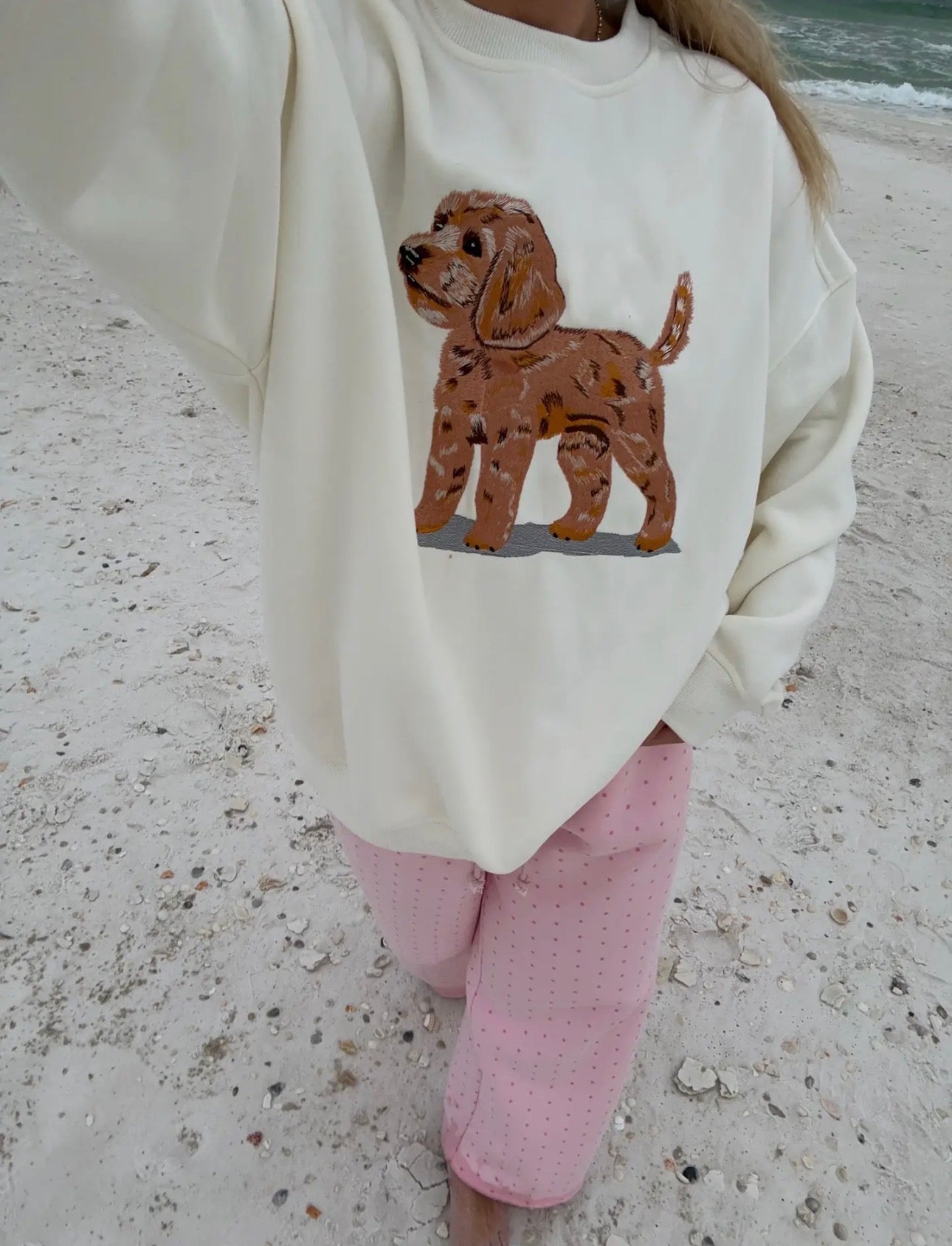 Goldendoodle Embroidered Sweatshirt