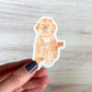 Watercolor Goldendoodle Sticker | Dog Sticker | 2" x 3"