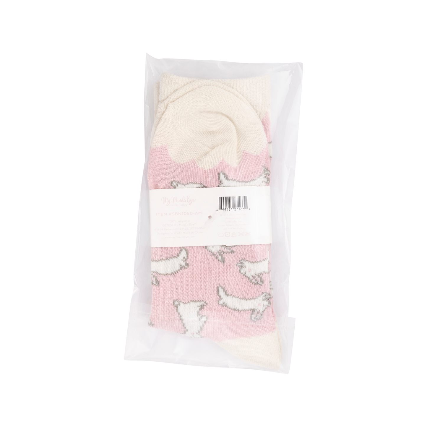Sweet Bunnies Socks: Child Medium