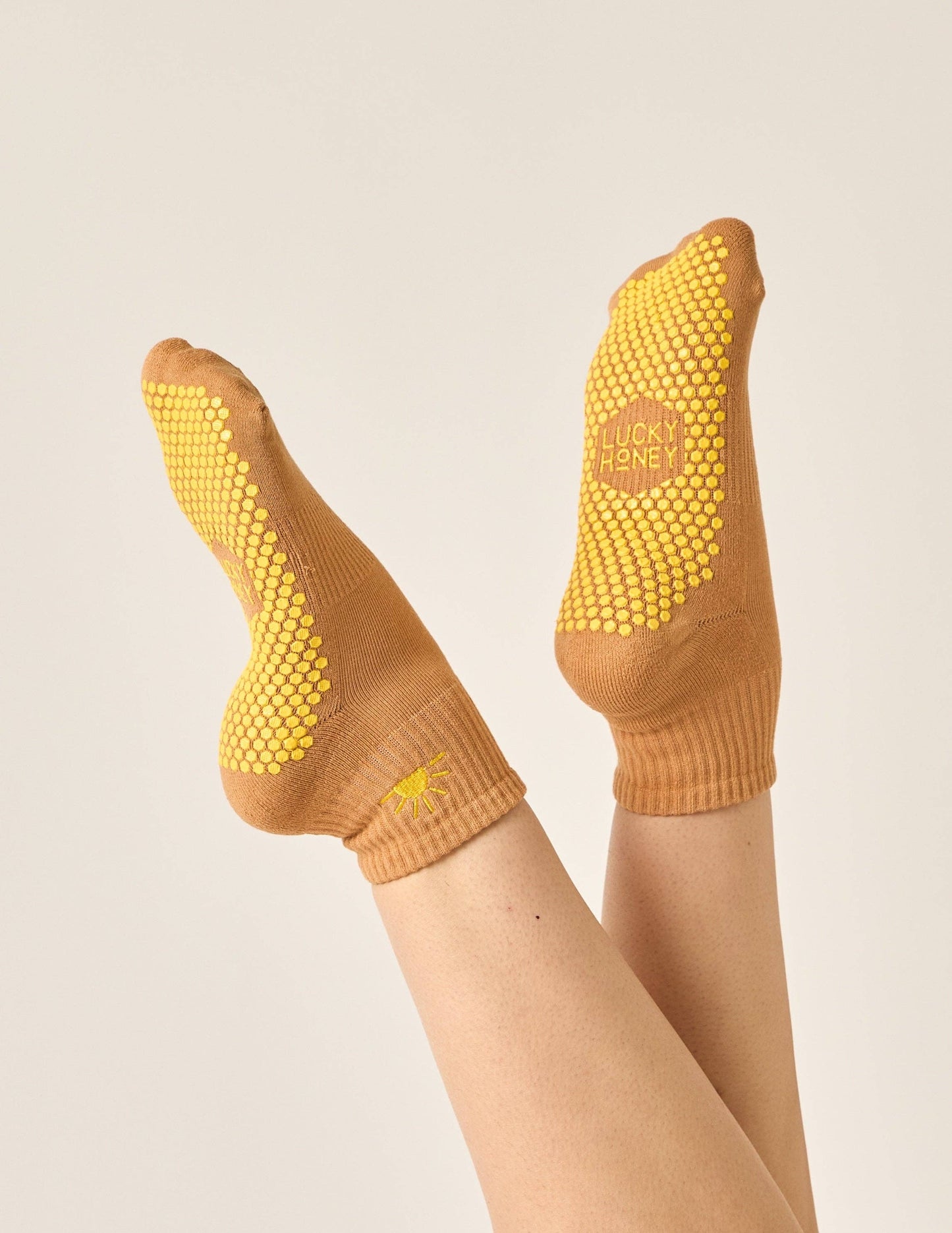 The Harlow Grip Sock: Cherries
