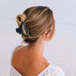 Teleties Open Hair Clip | Medium | Jet Black