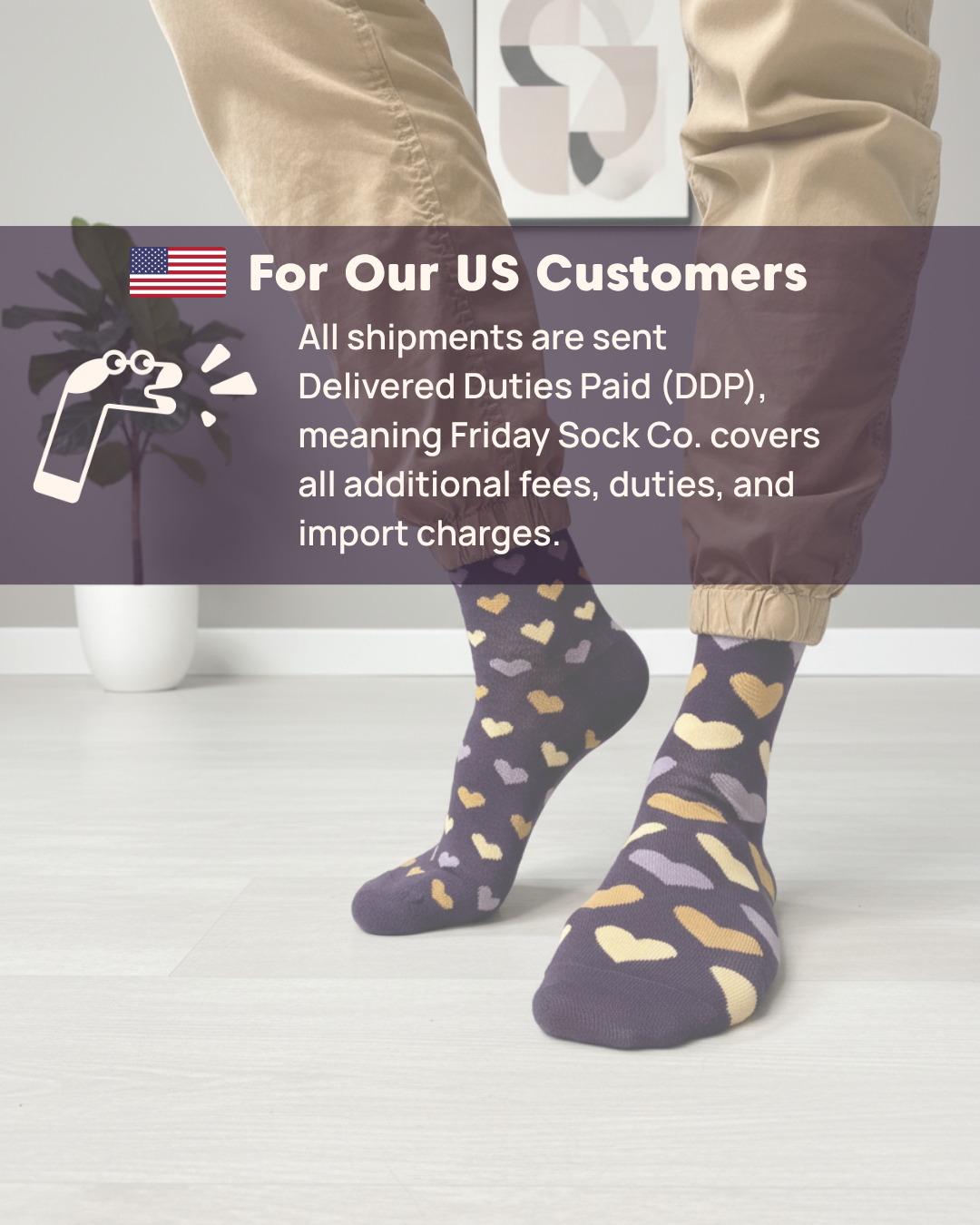 Men's Funny Golf Scene Mid-Calf Socks