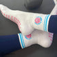 Just Happy To Be Here Grip Socks