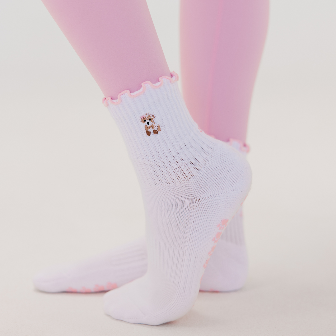 Poodle Grip Socks